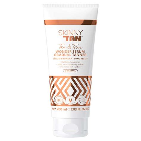 skinny tan wonder serum directions.